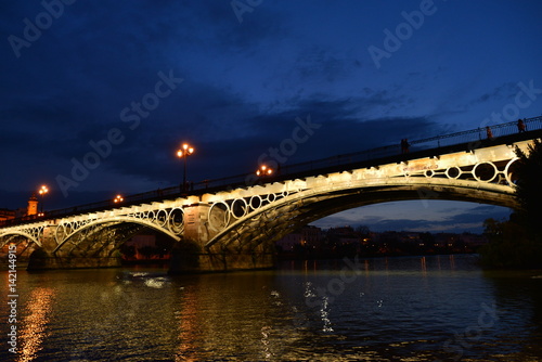 Abendstimmung Triana Brücke Sevilla © Ilhan Balta