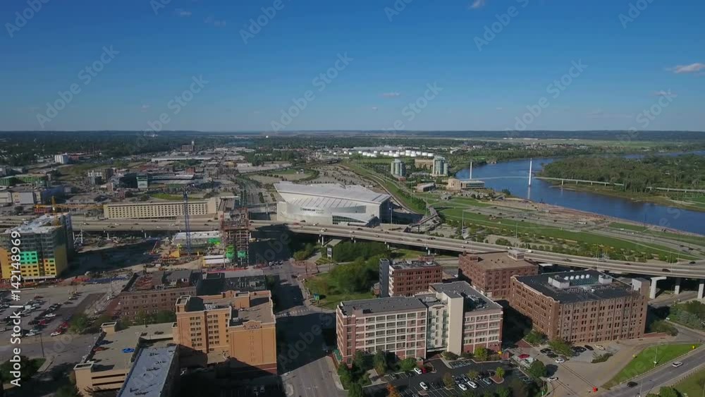 Aerial Nebraska Omaha September 2016 4K Aerial Nebraska Omaha September 2016 4K