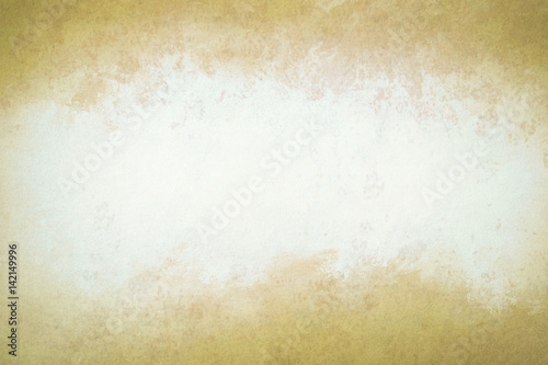 Paper painted yellow at edges background