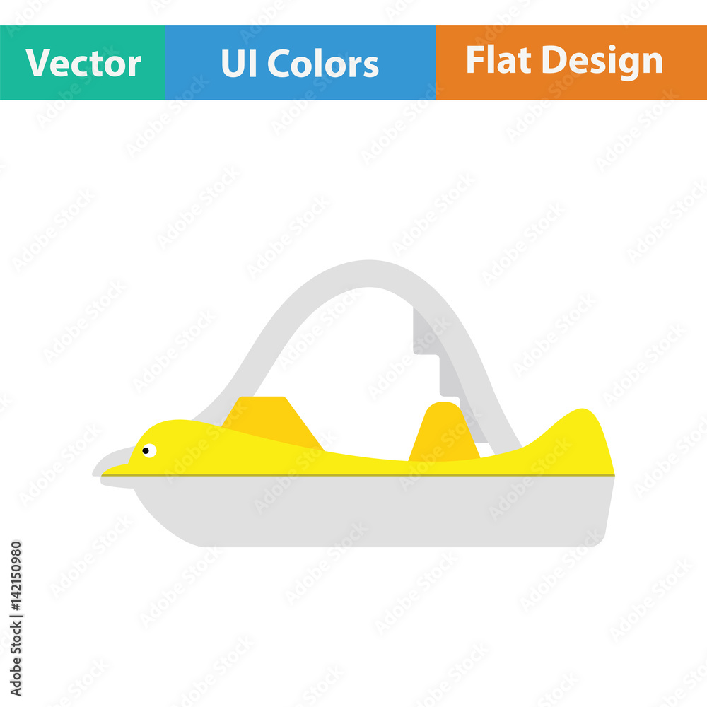 Fototapeta premium icon. Flat design. Vector illustration.