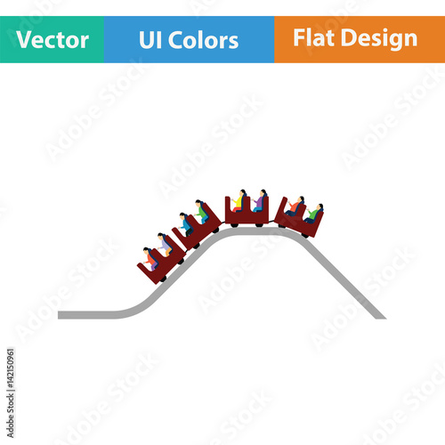 Small roller coaster icon