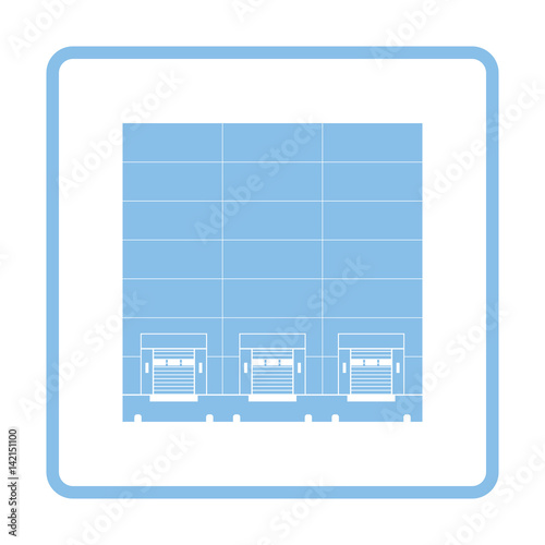 Warehouse logistic concept icon