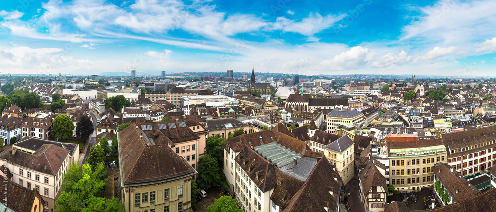 Panoramic view of Basel