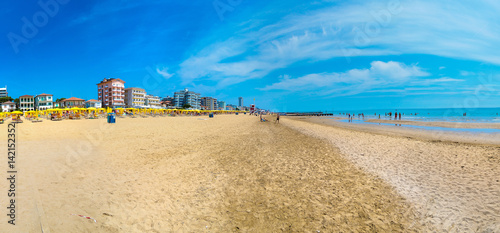 Tableau sur toile Beach of Lido di Jesolo