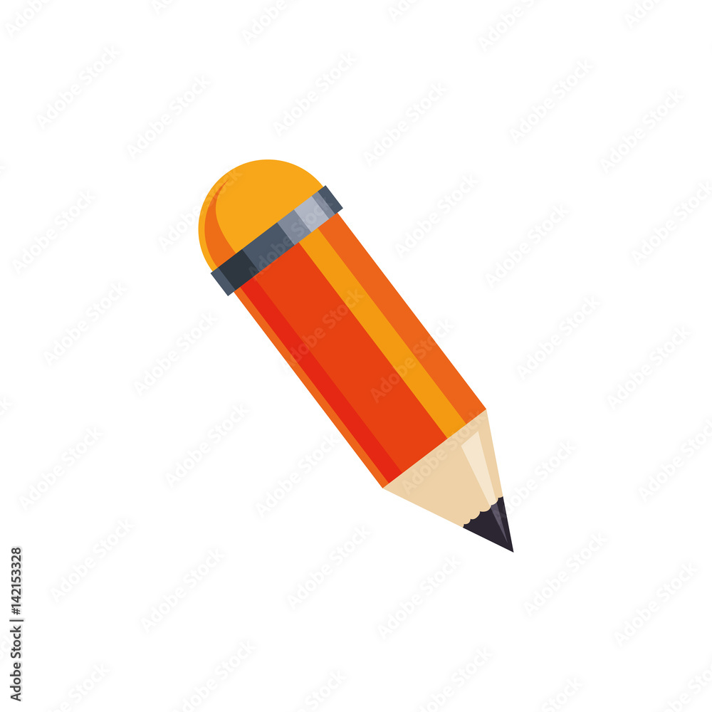 Pencil and education icon vector illustration graphic design Pencil and education icon vector illustration graphic design