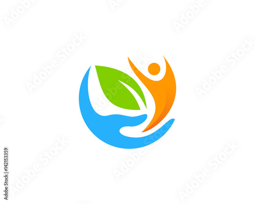 Healthy Care Icon Logo Design Element