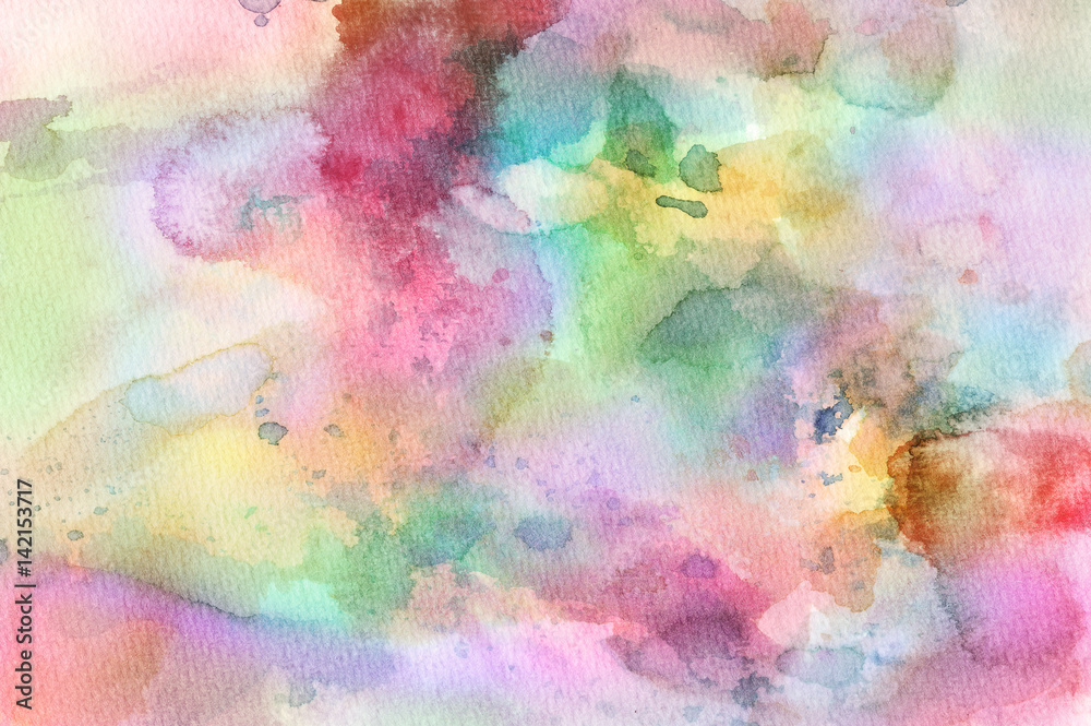 Watercolor Wet Background. Abstract colorful watercolor for background.