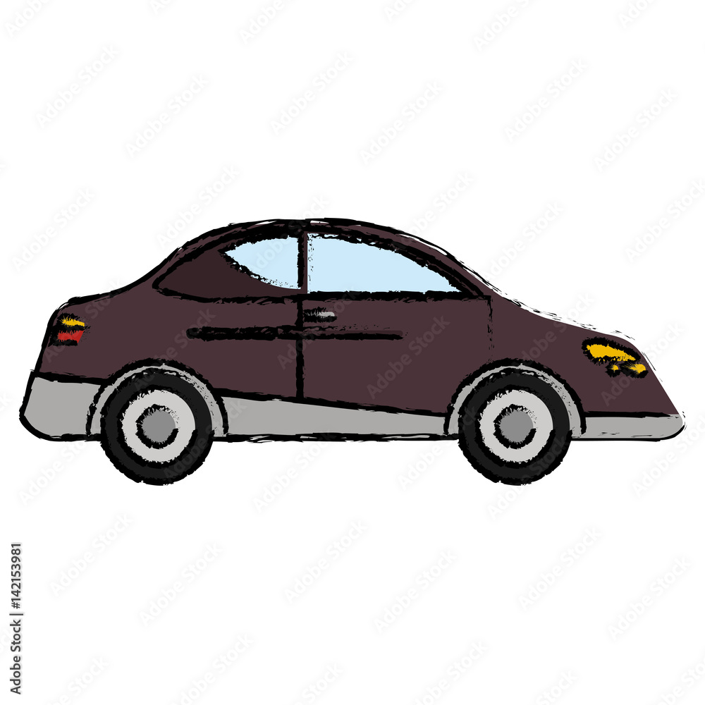 car transport family auto vector illustration eps 10