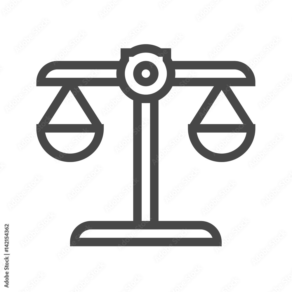 Libra Thin Line Vector Icon. Flat icon isolated on the white background. Editable EPS file. Vector illustration. Libra Thin Line Vector Icon. Flat icon isolated on the white background. Editable EPS file. Vector illustration.
