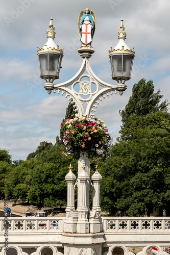 Decorative Lamp Posts On Lendal Bridge York photo