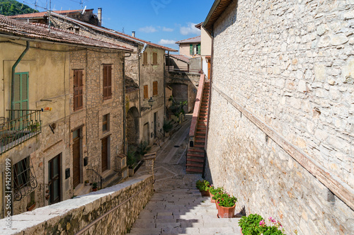 European street with old houses