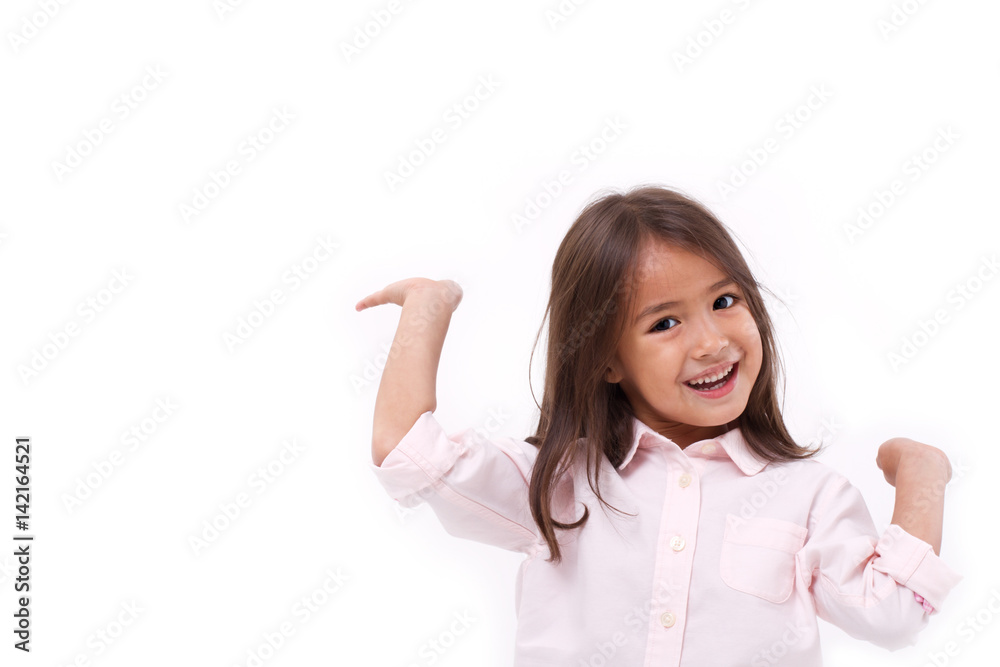 happy, smiling female asian caucasian kid playing happy, smiling female asian caucasian kid playing