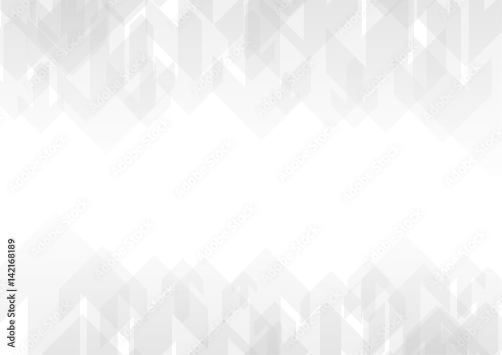 Fototapeta premium Vector : Abstract gray arrows on white background