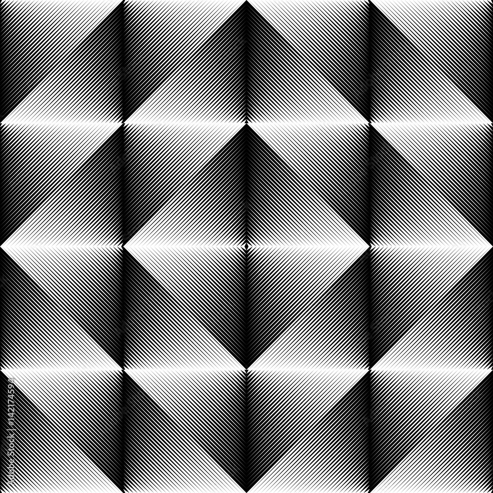 Fototapeta premium Bezproblemowa Crystal Pattern. Abstrakcjonistyczna Gradientowa tekstura