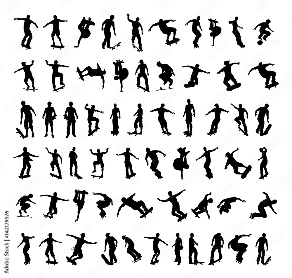 Skater Silhouettes Skater Silhouettes