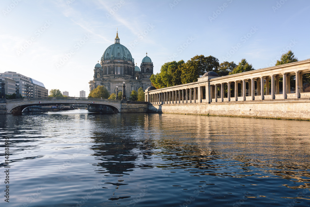 berlin cathedral at sunrise