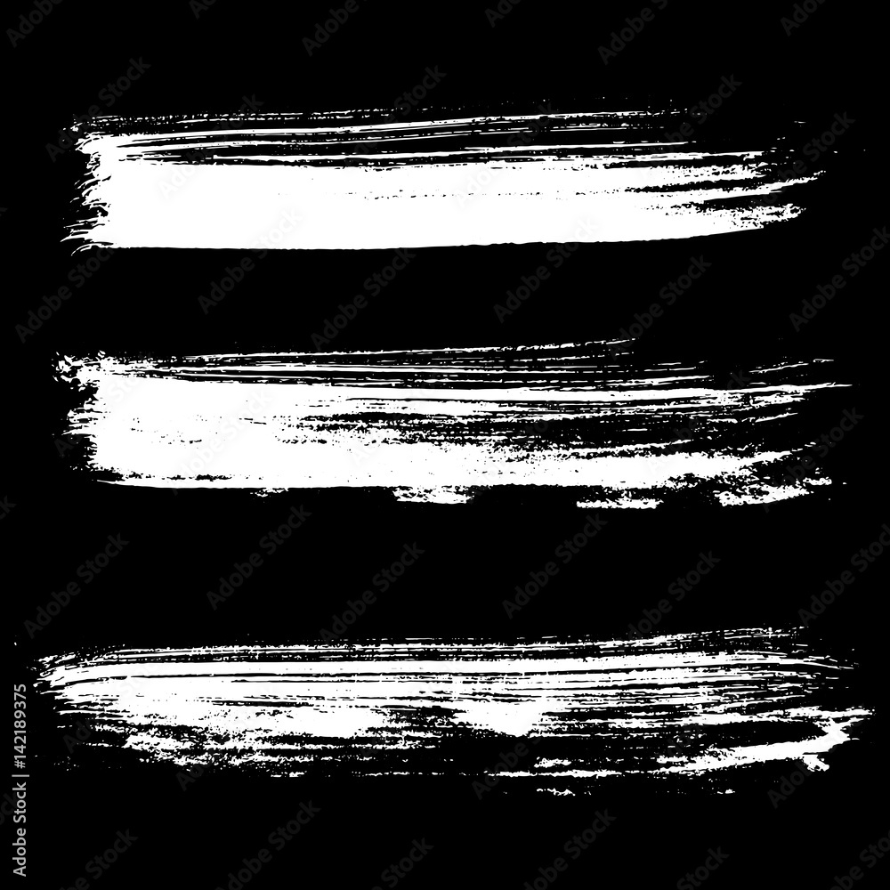 Set of ink vector brush strokes. Vector illustration. Grunge hand drawn watercolor texture. Set of ink vector brush strokes. Vector illustration. Grunge hand drawn watercolor texture.