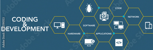 Codıng & Development Icon Concept