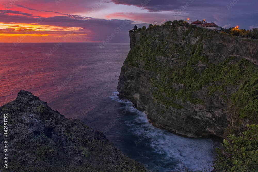 Sunset on Bali.