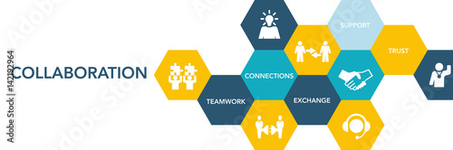Collaboratıon Icon Concept