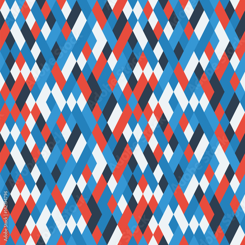 Abstract geometric diamond pattern france