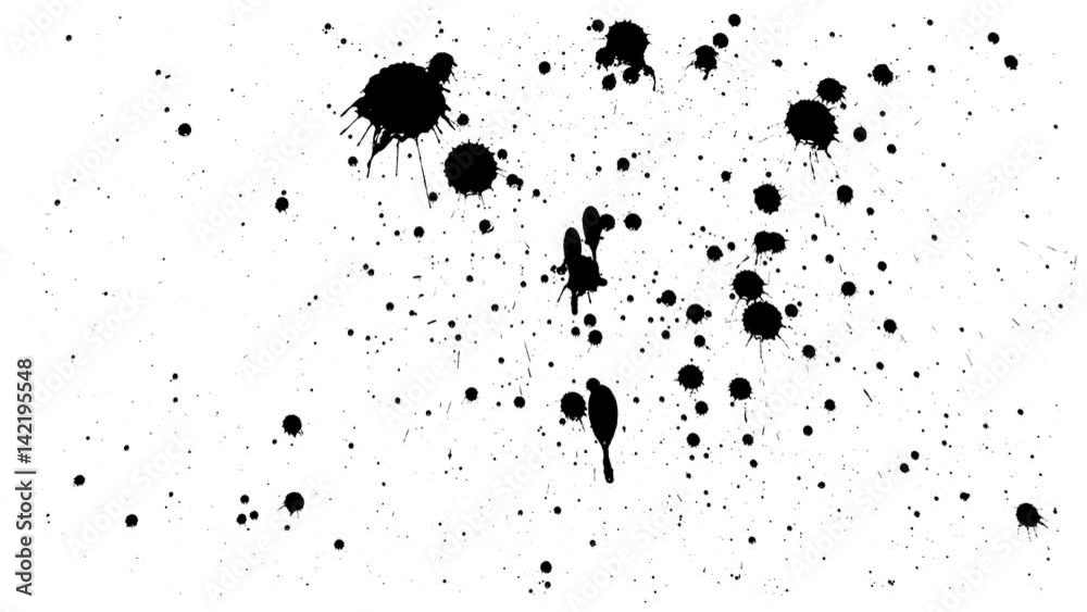 Many ink drops on dry paper 08 Many ink drops on dry paper 08