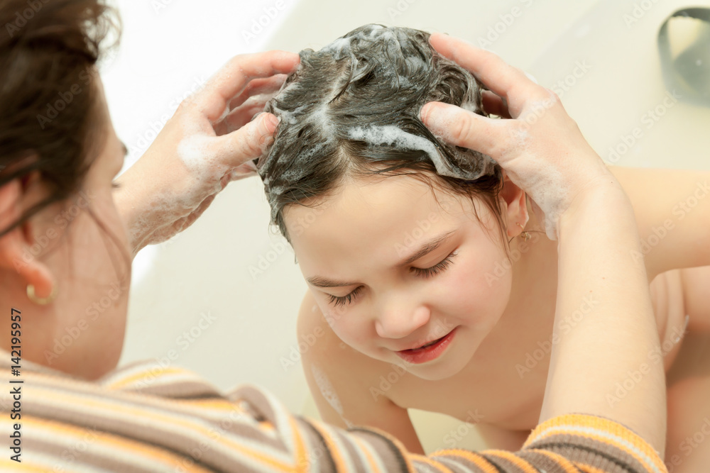 Fototapeta premium Children in bathtube