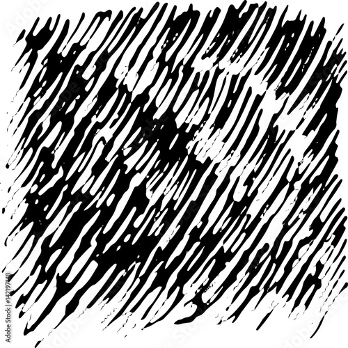 Vector hand drawn ink texture with dirty grunge effect