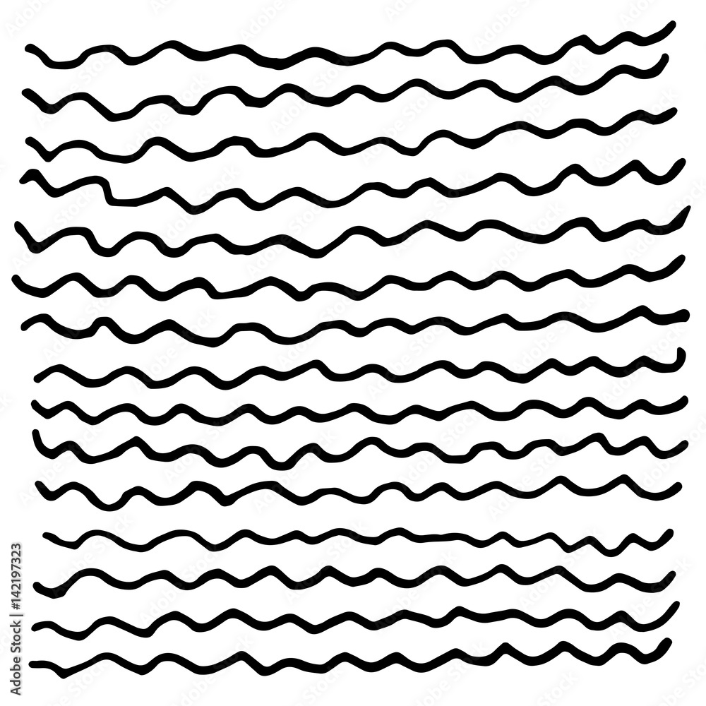 Vector hand drawn ink texture with stripe, wave and lines. Vector hand drawn ink texture with stripe, wave and lines.