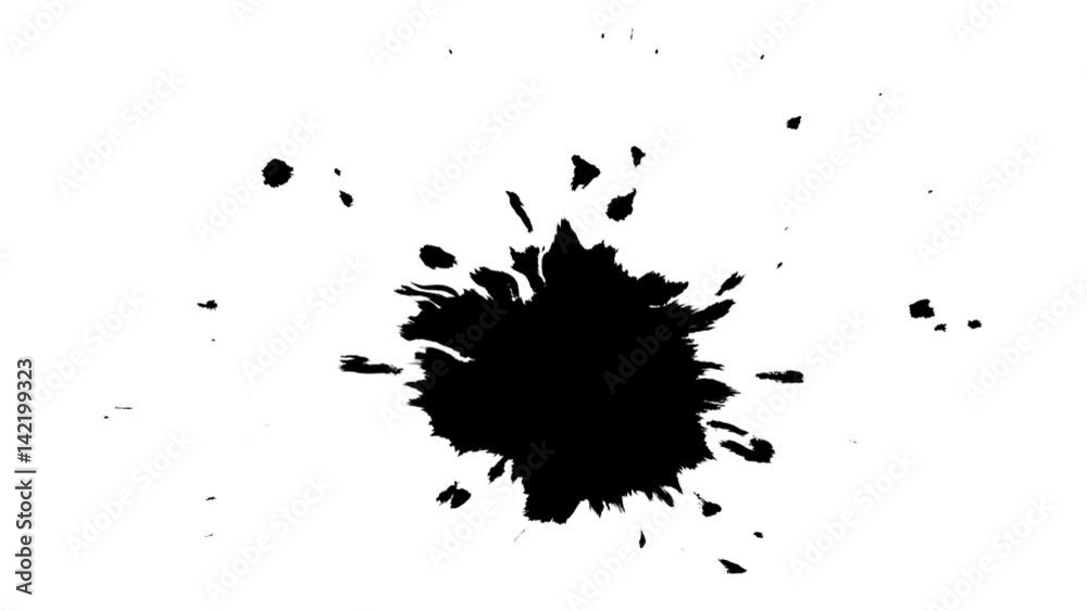 Ink drops on wet paper 54