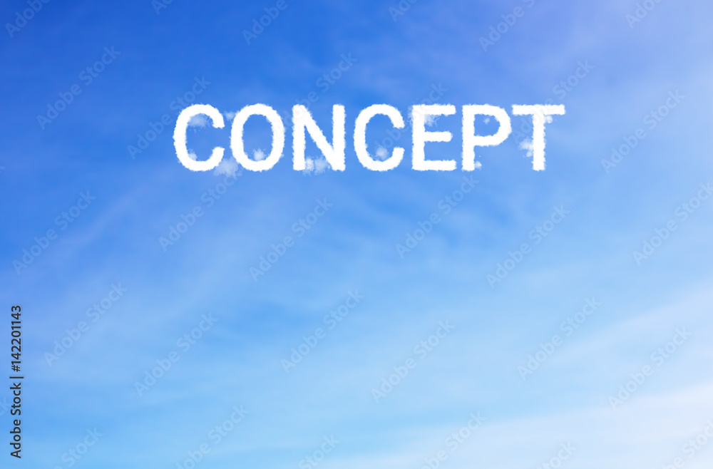 Concept Cloud is in the air. sky background Concept Cloud is in the air. sky background