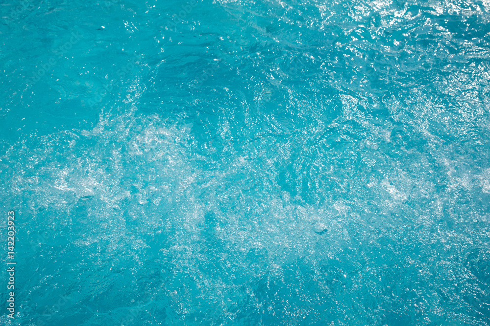 Beautiful ripple water surface in pool for background