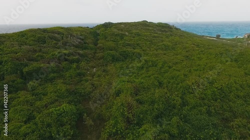 Fascinating and unimaginably beautiful grassy hills in the daytime photo