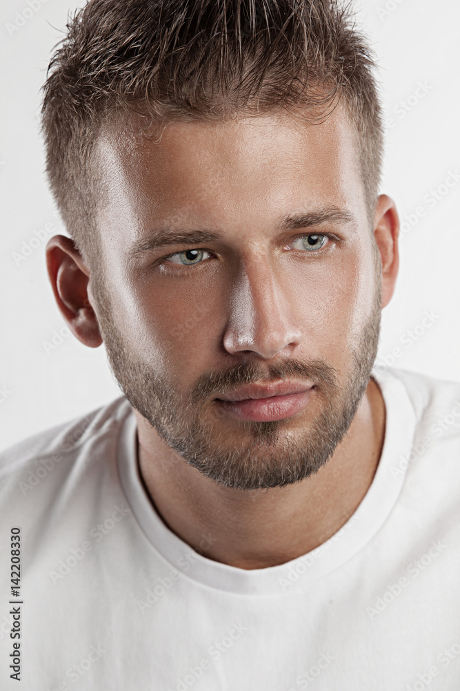 Close up portrait of a very handsome man Close up portrait of a very handsome man