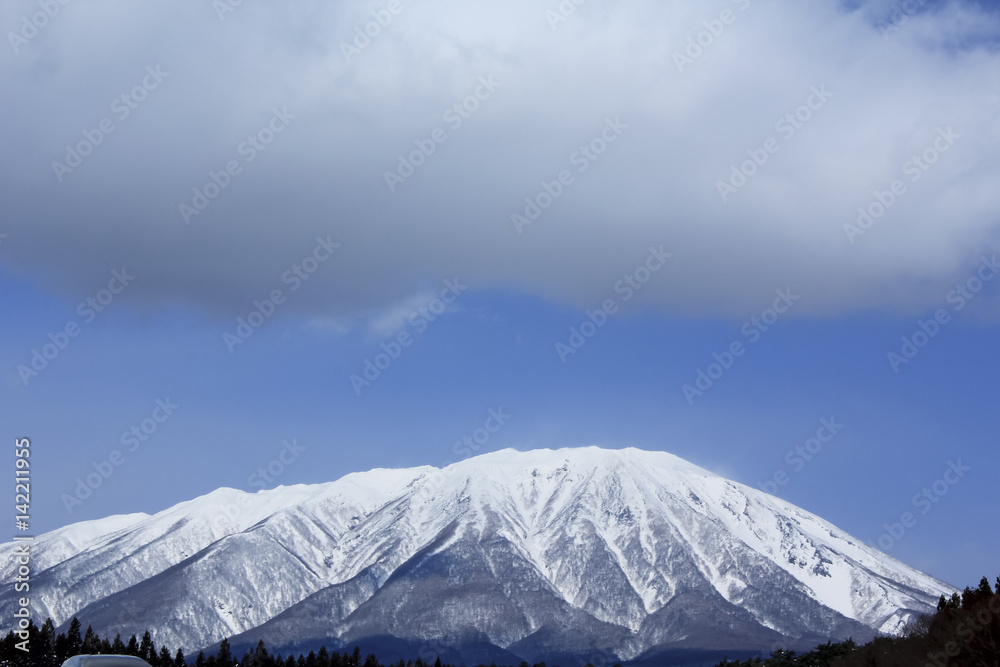 岩手県 冬の岩手山 Mt.Iwate-san in Iwate Prefecture
