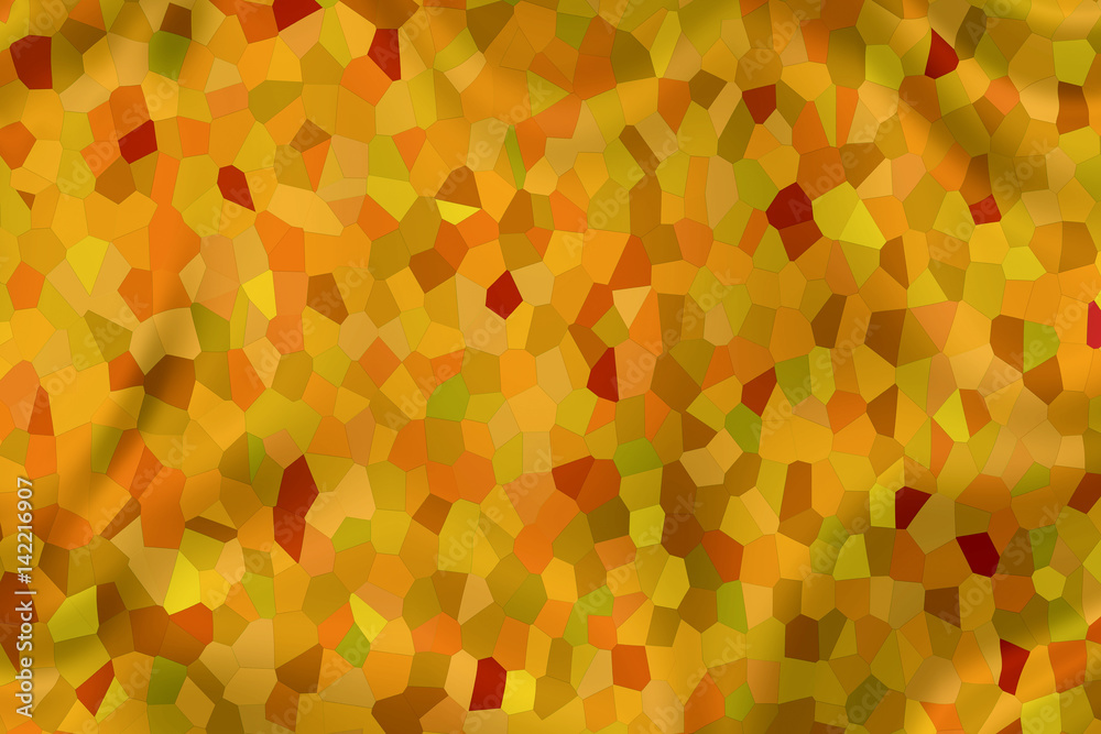 Abstract camouflage mosaic texture in yellow, green and red Abstract camouflage mosaic texture in yellow, green and red