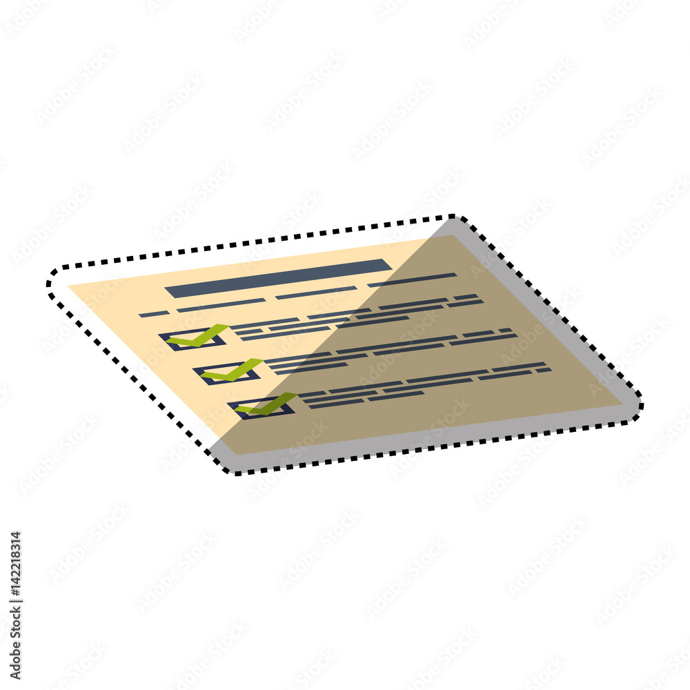 Financial report document icon vector illustration graphic design