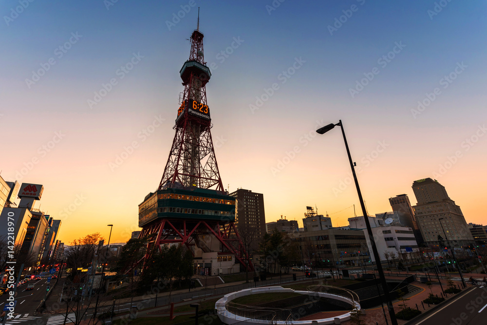 Naklejka premium Sapporo TV Tower