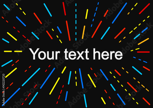 Abstract color splash, dotted lines background, banner design . Eps 10 vector illustration
