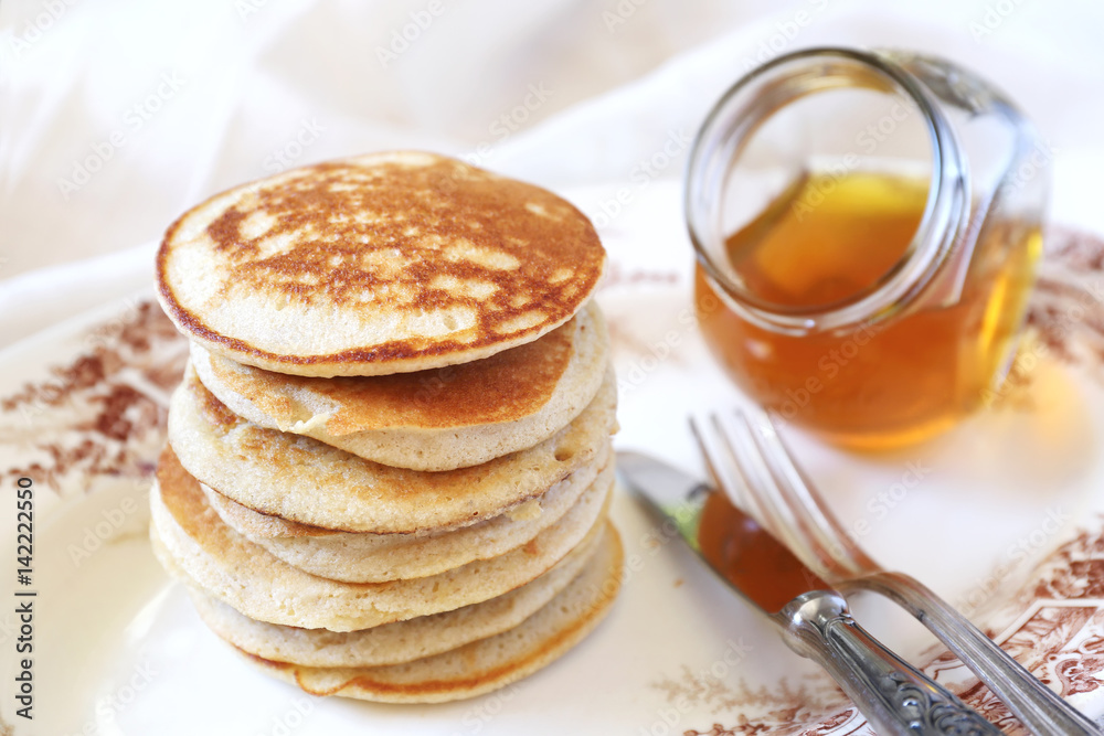 Pancake with honey Pancake with honey