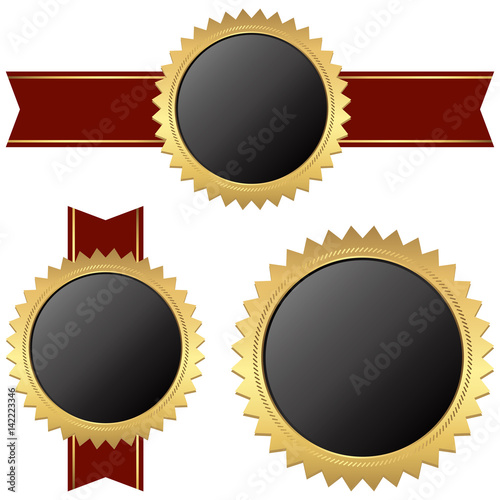 set of button templates