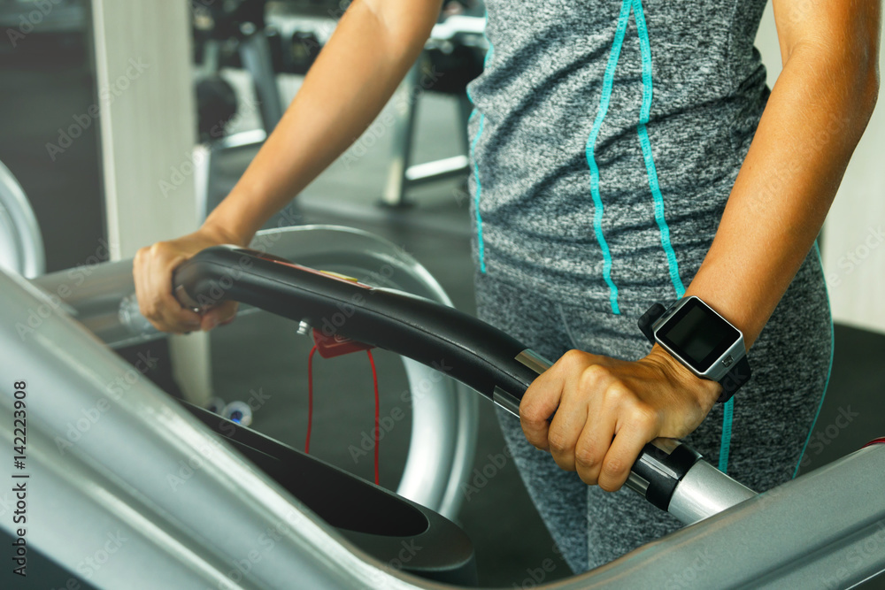 Smart watches on female wrist Smart watches on female wrist