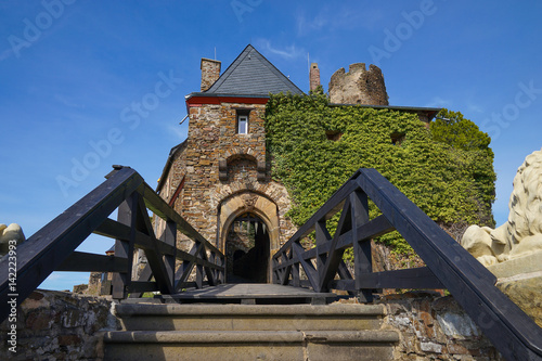 Castle Thurant at Alken City near Moselle river Germany photo