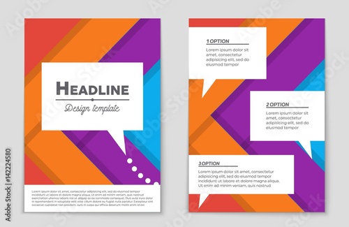 Wallpaper Mural Abstract vector layout background set. For art template design, list, front page, mockup brochure theme style, banner, idea, cover, booklet, print, flyer, book, blank, card, ad, sign, sheet,, a4. Torontodigital.ca