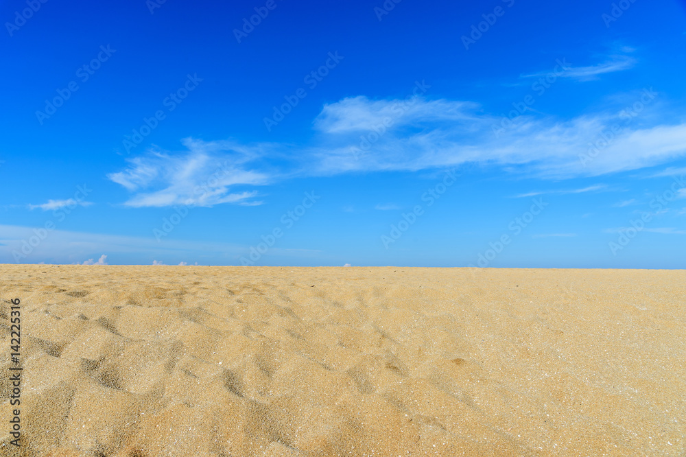 Beach and blue sky