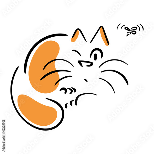 Cat hears a mosquito