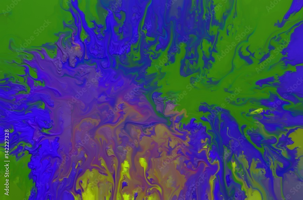 Abstract oil painting background. Colorful digital illustration.