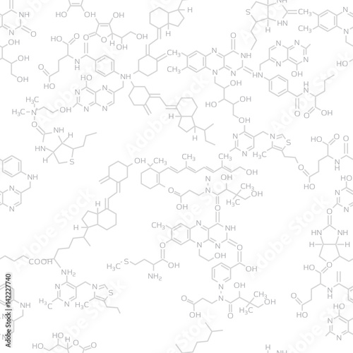 Seamless molecule background