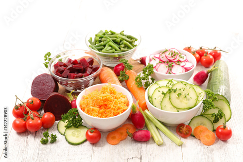 assorted vegetable salad