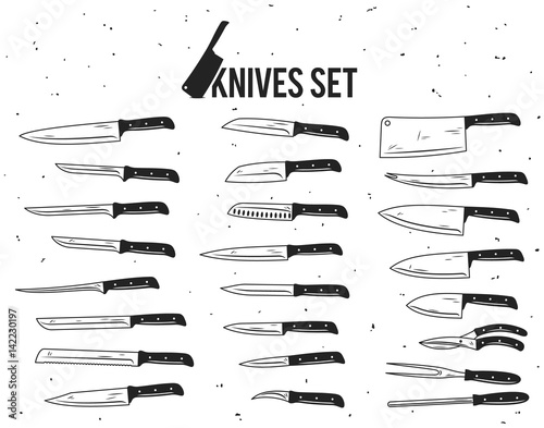 Vector knives set